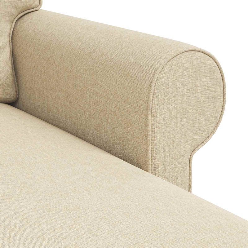 Casa si Gradina - Mobilier - Canapele si coltare - Canapele - Canapea 180cm Crem Metal - Infinity.ro