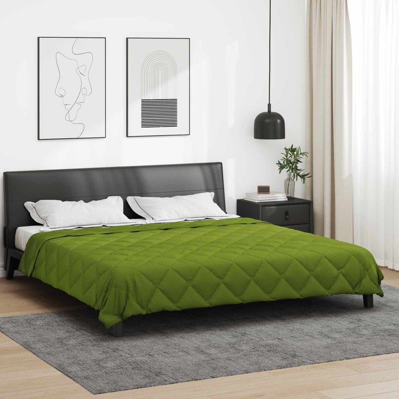 Casa si Gradina - Textile si covoare - Pături și cuverturi - Pături - Duvet complet pe tot parcursul anului Verde 220 x 240 cm - Infinity.ro