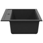 Casa si Gradina - Sanitare - Chiuveta bucatarie si accesorii - Chiuvete bucatarie - Chiuveta Negru 795 x 505 mm Granit - Infinity.ro