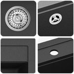 Casa si Gradina - Sanitare - Chiuveta bucatarie si accesorii - Chiuvete bucatarie - Chiuveta Negru 795 x 505 mm Granit - Infinity.ro