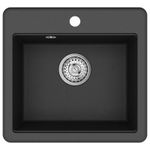 Casa si Gradina - Sanitare - Chiuveta bucatarie si accesorii - Chiuvete bucatarie - Chiuveta Negru 470 x 440 mm Granit - Infinity.ro