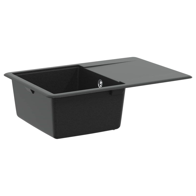 Casa si Gradina - Sanitare - Chiuveta bucatarie si accesorii - Chiuvete bucatarie - Chiuveta Negru 670 x 460 mm Granit - Infinity.ro