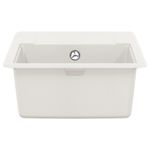 Casa si Gradina - Sanitare - Chiuveta bucatarie si accesorii - Chiuvete bucatarie - Chiuveta Alb 560 x 460 mm 80% Quartz si 20% Rasina - Infinity.ro