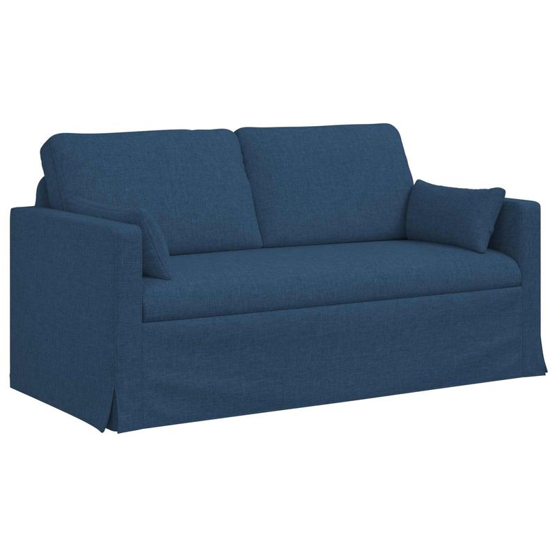 Casa si Gradina - Mobilier - Canapele si coltare - Canapele - Canapea 140cm albastru Metal - Infinity.ro