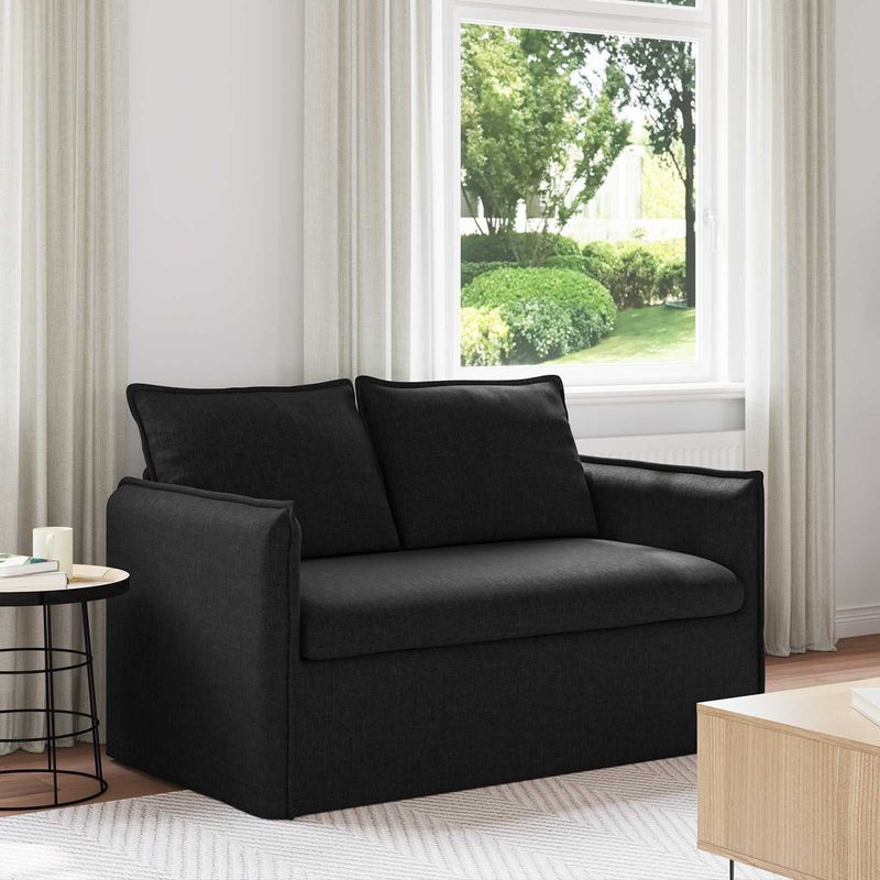 Casa si Gradina - Mobilier - Canapele si coltare - Canapele - Canapea 120cm Negru Metal - Infinity.ro