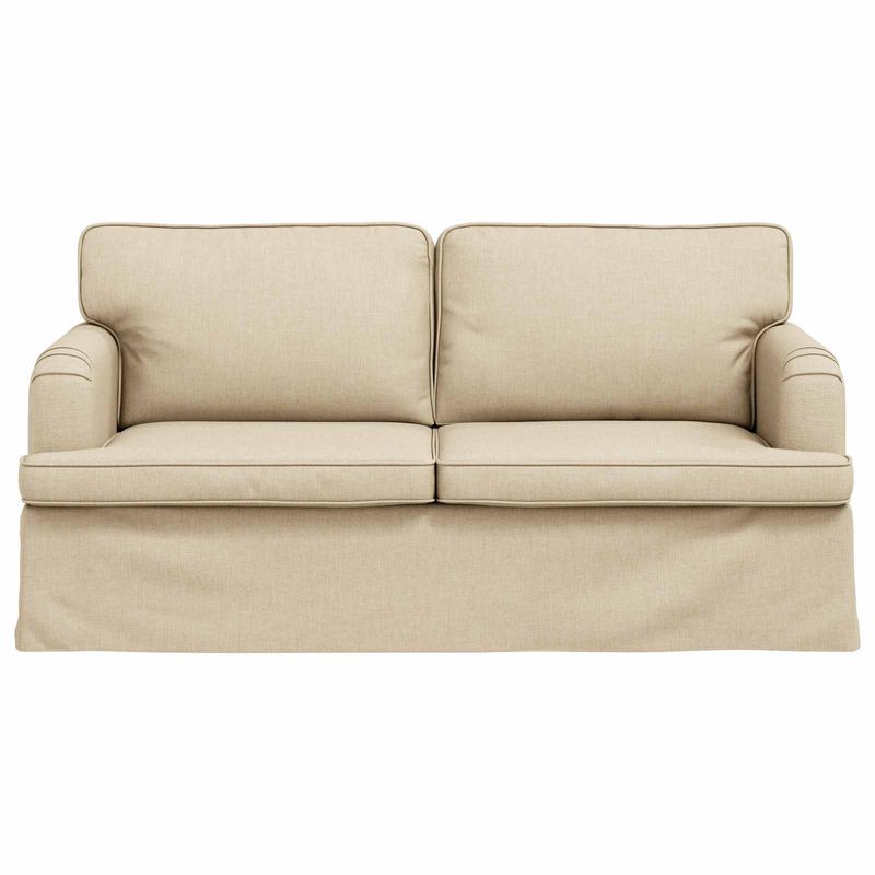 Casa si Gradina - Mobilier - Canapele si coltare - Canapele - Canapea 140cm Crem Metal - Infinity.ro