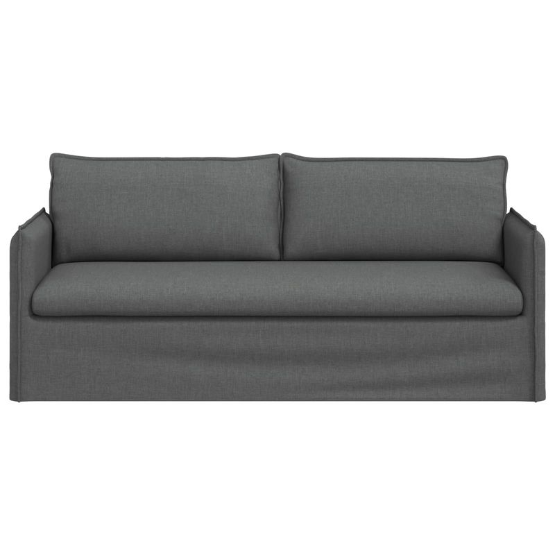 Casa si Gradina - Mobilier - Canapele si coltare - Canapele - Canapea 180cm Gri inchis Metal - Infinity.ro