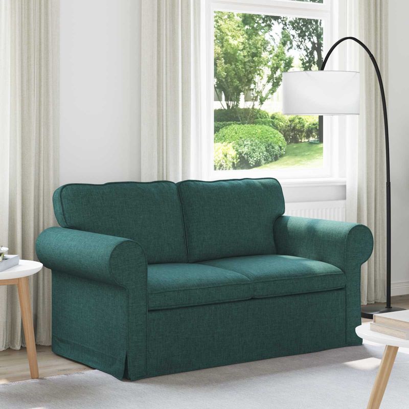 Casa si Gradina - Mobilier - Canapele si coltare - Canapele - Canapea 120cm Verde inchis Metal - Infinity.ro