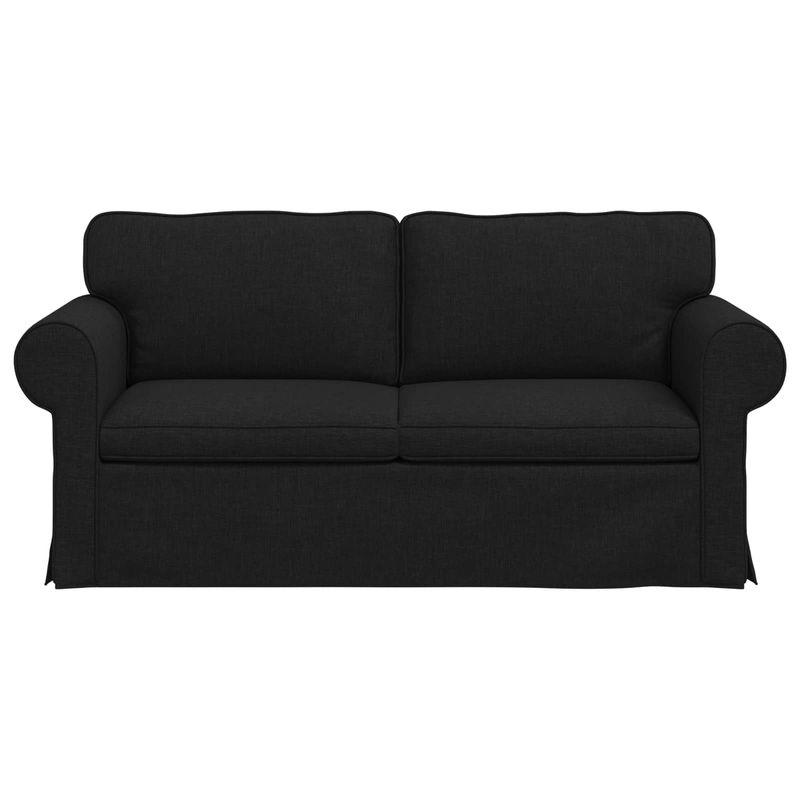 Casa si Gradina - Mobilier - Canapele si coltare - Canapele - Canapea 140cm Negru Metal - Infinity.ro