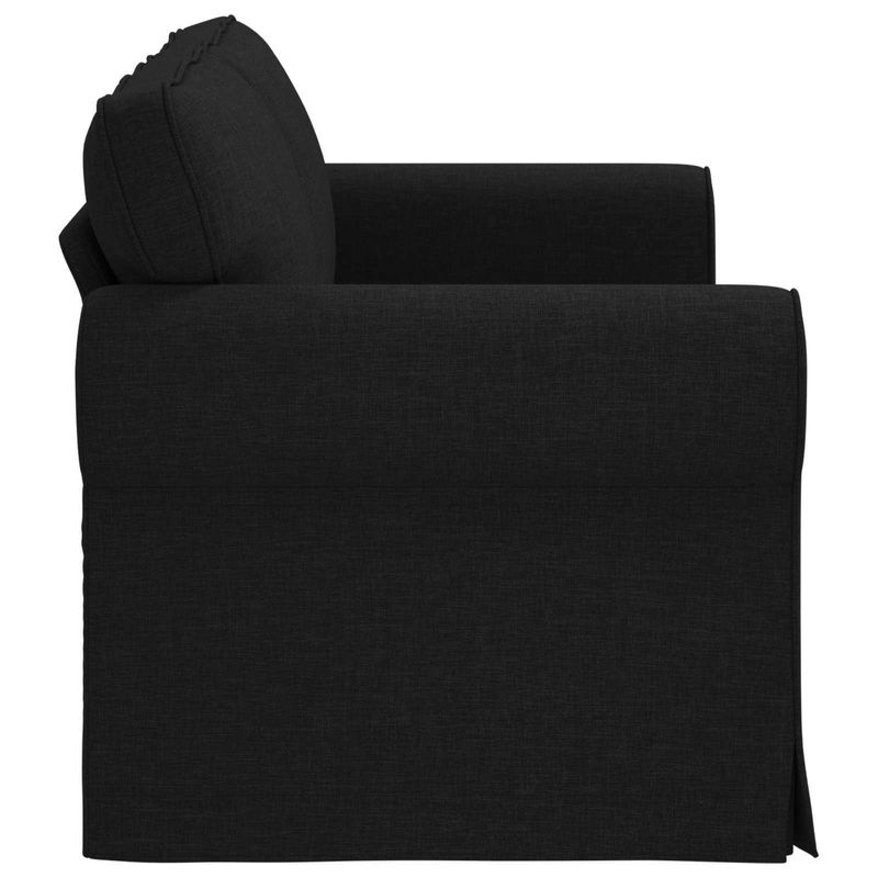 Casa si Gradina - Mobilier - Canapele si coltare - Canapele - Canapea 140cm Negru Metal - Infinity.ro