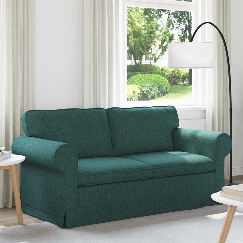 Casa si Gradina - Mobilier - Canapele si coltare - Canapele - Canapea 140cm Verde inchis Metal - Infinity.ro