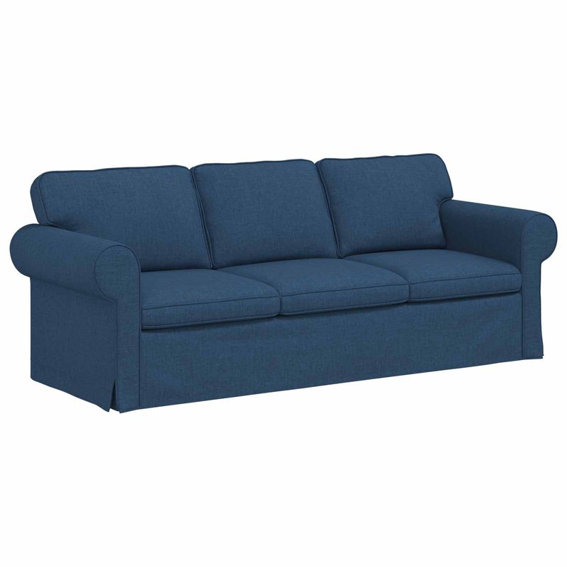 Casa si Gradina - Mobilier - Canapele si coltare - Canapele - Canapea 180cm albastru Metal - Infinity.ro
