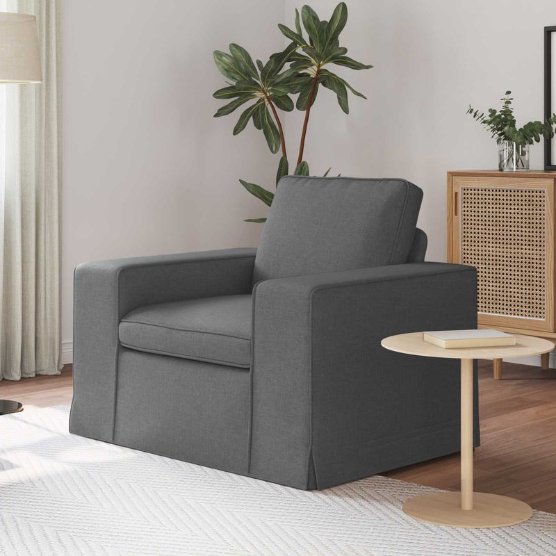 Casa si Gradina - Mobilier - Canapele si coltare - Canapele - Canapea 60cm Gri inchis Metal - Infinity.ro