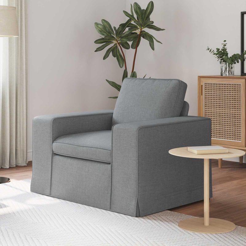 Casa si Gradina - Mobilier - Canapele si coltare - Canapele - Canapea 60cm Gri deschis Metal - Infinity.ro