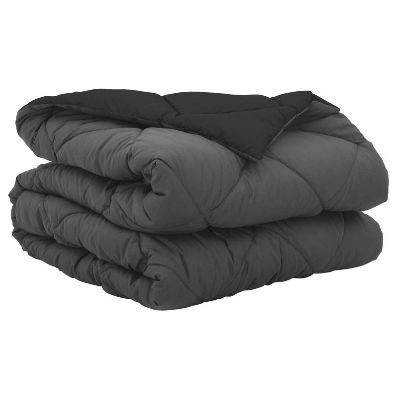 Casa si Gradina - Textile si covoare - Perne si pilote - Pilote - Pilota de vara Negru si antracit 200 x 140 cm Microfibra - Infinity.ro