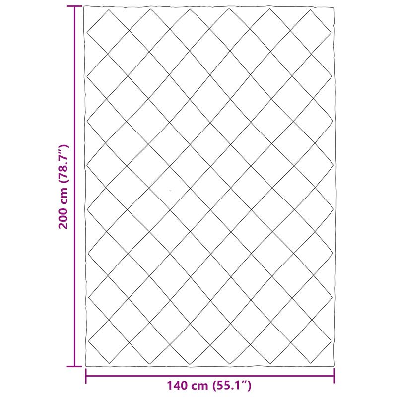 Casa si Gradina - Textile si covoare - Perne si pilote - Pilote - Pilota de vara Negru si antracit 200 x 140 cm Microfibra - Infinity.ro