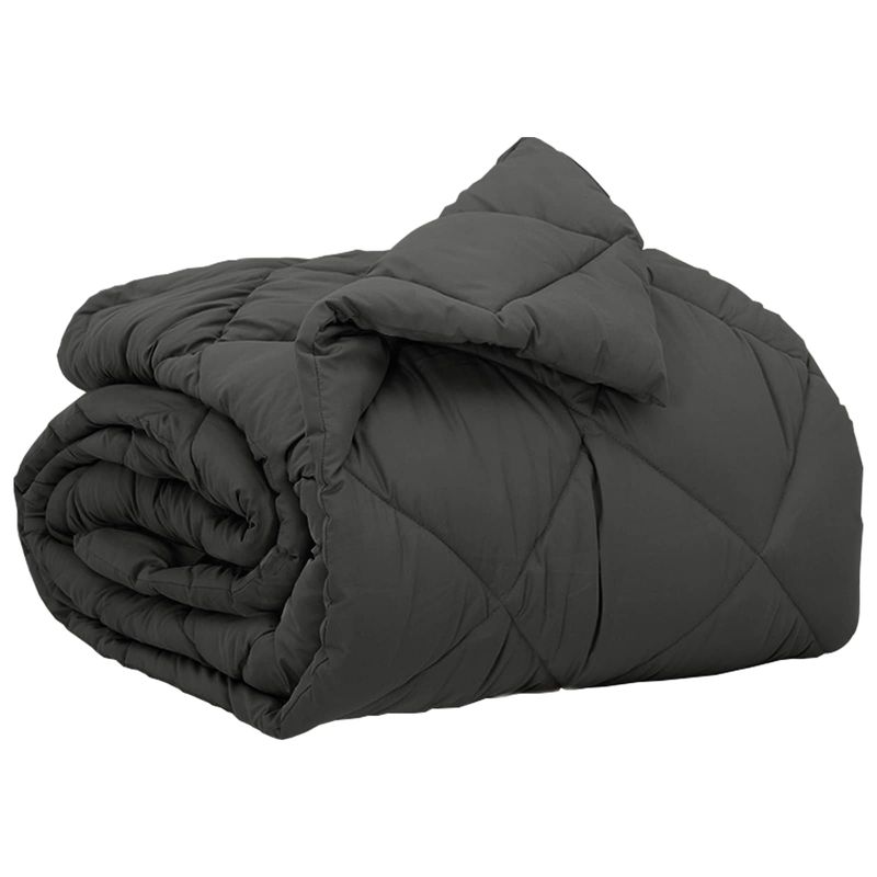 Casa si Gradina - Textile si covoare - Pături și cuverturi - Pături - Duvet complet pe tot parcursul anului Antracit 200 x 155 cm - Infinity.ro