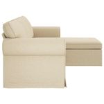 Casa si Gradina - Mobilier - Canapele si coltare - Canapele - Canapea 210cm Crem Metal - Infinity.ro