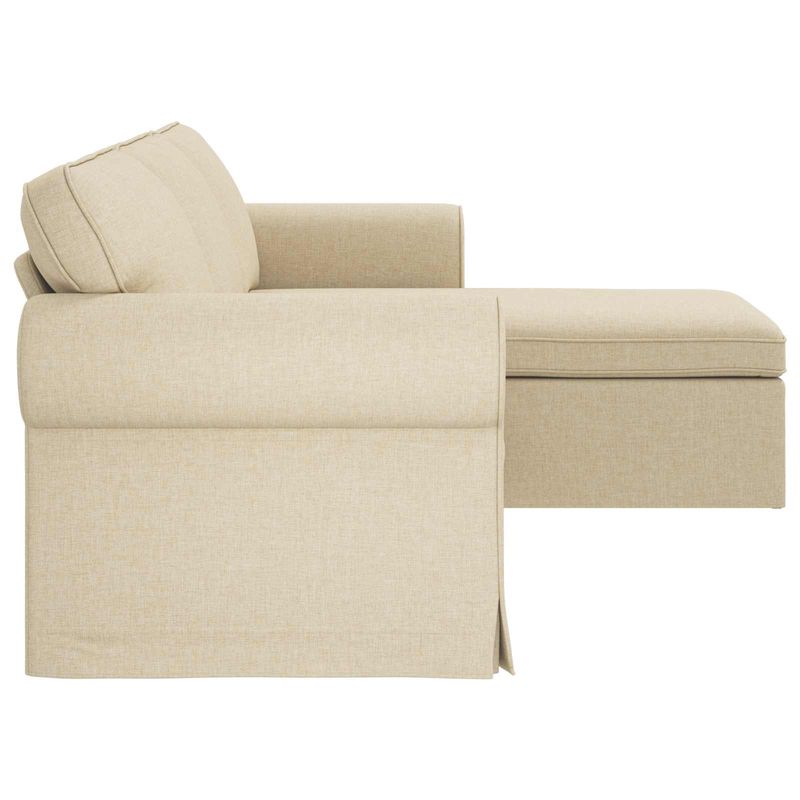Casa si Gradina - Mobilier - Canapele si coltare - Canapele - Canapea 210cm Crem Metal - Infinity.ro