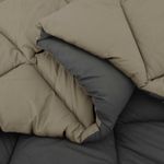 Casa si Gradina - Textile si covoare - Pături și cuverturi - Pături - Duvet de iarna Gri deschis si antracit 200 x 155 cm Microfibra - Infinity.ro