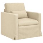 Casa si Gradina - Mobilier - Canapele si coltare - Canapele - Canapea 60cm Crem Metal - Infinity.ro