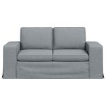 Casa si Gradina - Mobilier - Canapele si coltare - Canapele - Canapea 120cm Gri deschis Metal - Infinity.ro