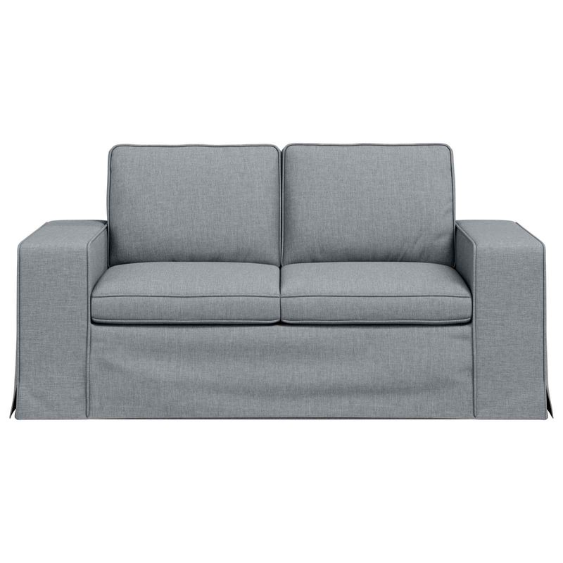 Casa si Gradina - Mobilier - Canapele si coltare - Canapele - Canapea 120cm Gri deschis Metal - Infinity.ro