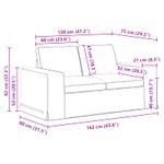 Casa si Gradina - Mobilier - Canapele si coltare - Canapele - Canapea 120cm Gri deschis Metal - Infinity.ro