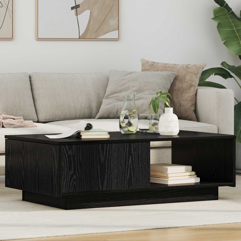 Casa si Gradina - Mobilier - Mese si birouri - Masute de cafea - Masa de cafea Stejar Negru 95 x 55 x 31 cm Lemn compozit - Infinity.ro