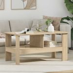 Casa si Gradina - Mobilier - Mese si birouri - Masute de cafea - Masa de cafea Stejar Sonoma 90 x 50 x 45 cm Lemn compozit - Infinity.ro