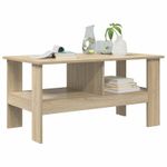 Casa si Gradina - Mobilier - Mese si birouri - Masute de cafea - Masa de cafea Stejar Sonoma 90 x 50 x 45 cm Lemn compozit - Infinity.ro