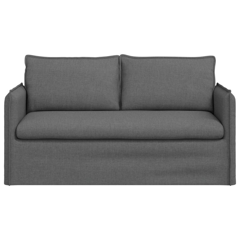 Casa si Gradina - Mobilier - Canapele si coltare - Canapele - Canapea 140cm Gri inchis Metal - Infinity.ro