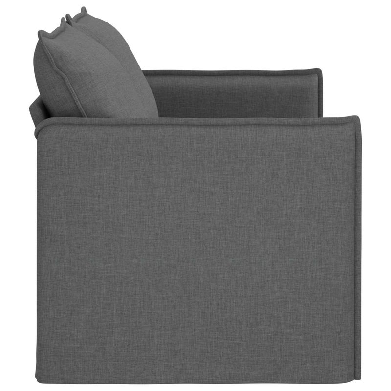 Casa si Gradina - Mobilier - Canapele si coltare - Canapele - Canapea 140cm Gri inchis Metal - Infinity.ro