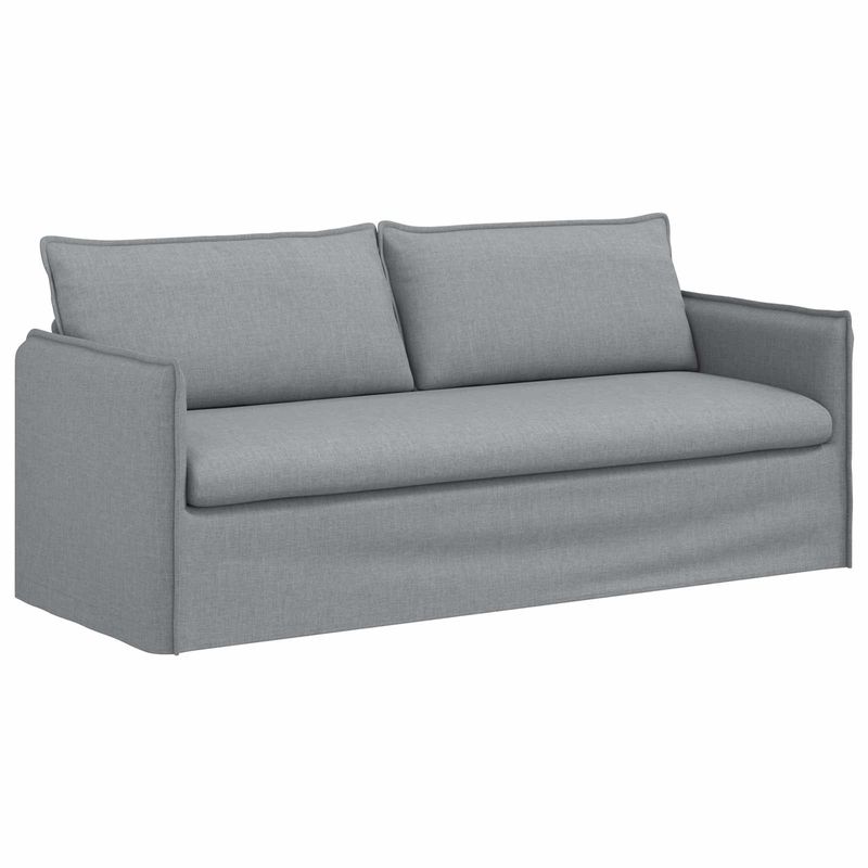 Casa si Gradina - Mobilier - Canapele si coltare - Canapele - Canapea 180cm Gri deschis Metal - Infinity.ro