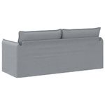 Casa si Gradina - Mobilier - Canapele si coltare - Canapele - Canapea 180cm Gri deschis Metal - Infinity.ro