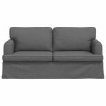 Casa si Gradina - Mobilier - Canapele si coltare - Canapele - Canapea 140cm Gri inchis Metal - Infinity.ro