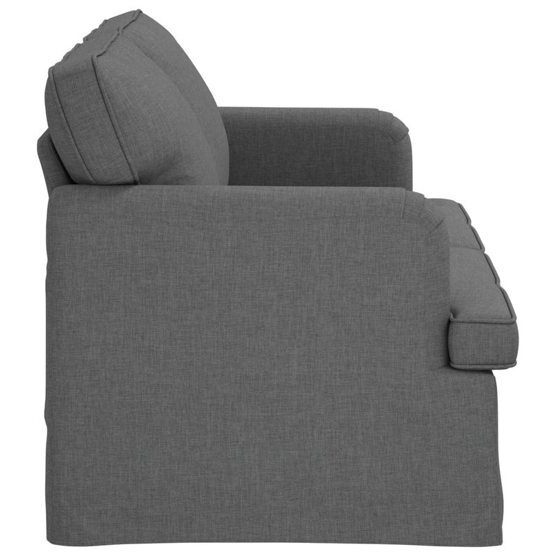 Casa si Gradina - Mobilier - Canapele si coltare - Canapele - Canapea 140cm Gri inchis Metal - Infinity.ro