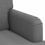 Casa si Gradina - Mobilier - Canapele si coltare - Canapele - Canapea 140cm Gri inchis Metal - Infinity.ro