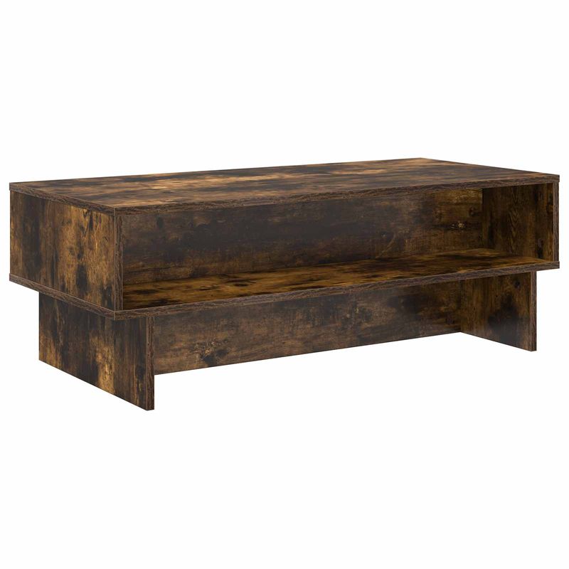 Casa si Gradina - Mobilier - Mese si birouri - Masute de cafea - Masa de cafea Stejar fumuriu 100 x 46 x 35 cm Lemn compozit - Infinity.ro