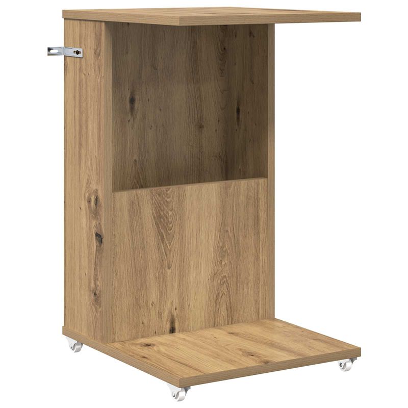 Casa si Gradina - Mobilier - Mese si birouri - Mese living - Masa laterala Stejar Artizanal 40 x 35 x 60 cm Lemn compozit - Infinity.ro