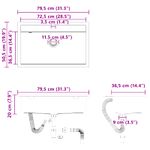 Casa si Gradina - Sanitare - Chiuveta bucatarie si accesorii - Chiuvete bucatarie - Chiuveta Bej 795 x 505 mm Granit - Infinity.ro