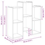 Casa si Gradina - Mobilier - Comode si corpuri - Comode - Bufet Stejar Sonoma 90 x 30 x 90 cm - Infinity.ro