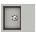 Casa si Gradina - Sanitare - Chiuveta bucatarie si accesorii - Chiuvete bucatarie - Chiuveta Gri 560 x 460 mm 80% Quartz si 20% Rasina - Infinity.ro