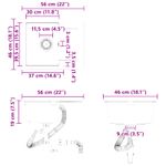 Casa si Gradina - Sanitare - Chiuveta bucatarie si accesorii - Chiuvete bucatarie - Chiuveta Gri 560 x 460 mm 80% Quartz si 20% Rasina - Infinity.ro