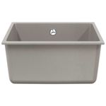 Casa si Gradina - Sanitare - Chiuveta bucatarie si accesorii - Chiuvete bucatarie - Chiuveta Gri 430 x 460 mm 80% Quartz si 20% Rasina - Infinity.ro