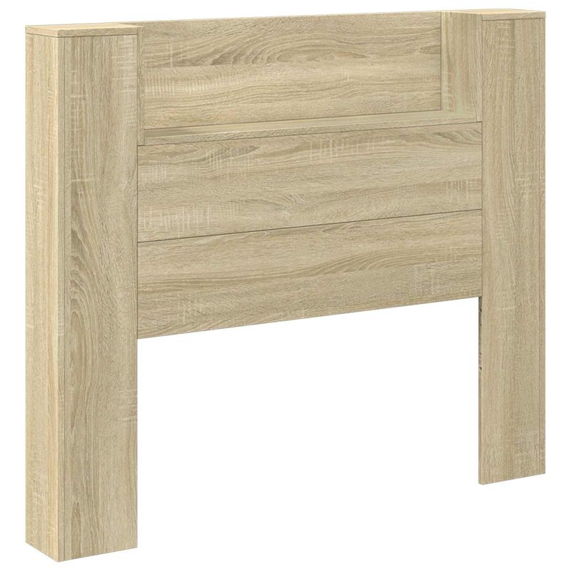 Casa si Gradina - Mobilier - Paturi si accesorii - Accesorii paturi - Tablie de pat LED  Design Blocuri de diamant Gri deschis 90 cm Tesatura - Infinity.ro