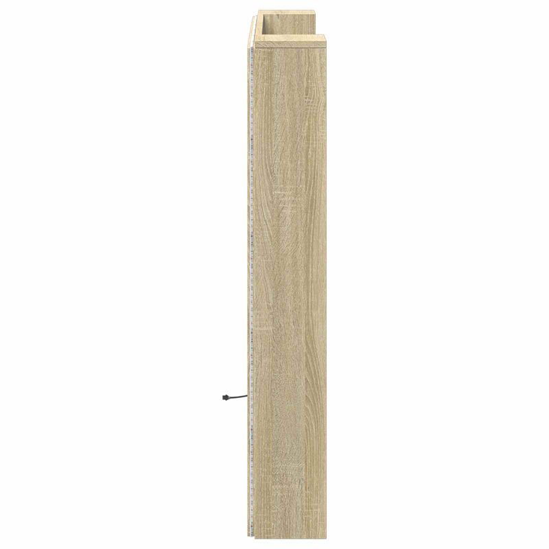 Casa si Gradina - Mobilier - Paturi si accesorii - Accesorii paturi - Tablie de pat LED  Design Blocuri de diamant Gri deschis 90 cm Tesatura - Infinity.ro