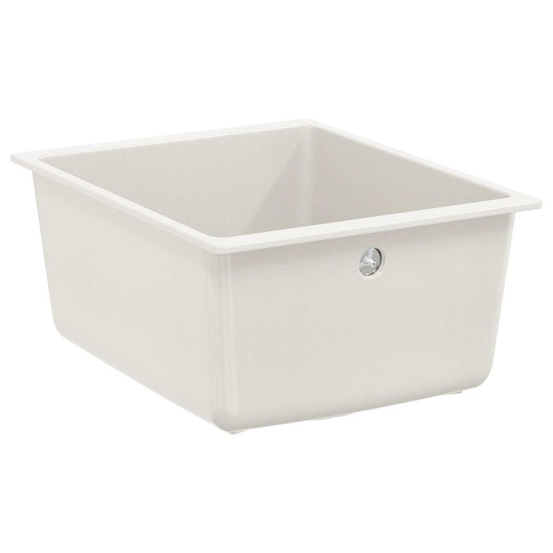 Casa si Gradina - Sanitare - Chiuveta bucatarie si accesorii - Chiuvete bucatarie - Chiuveta Alb 370 x 460 mm 80% Quartz si 20% Rasina - Infinity.ro