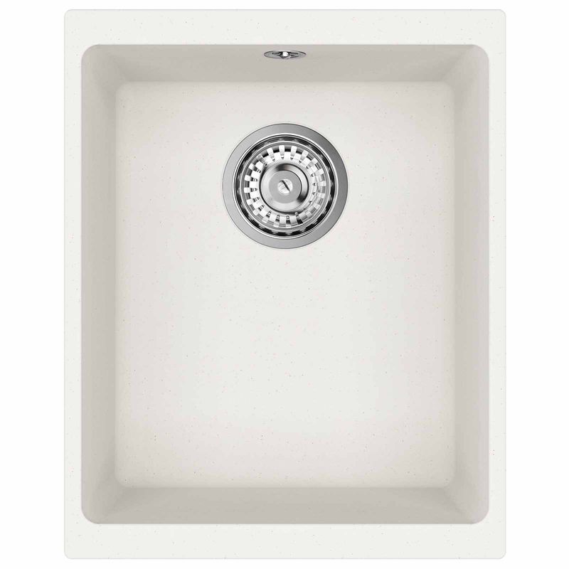 Casa si Gradina - Sanitare - Chiuveta bucatarie si accesorii - Chiuvete bucatarie - Chiuveta Alb 370 x 460 mm 80% Quartz si 20% Rasina - Infinity.ro