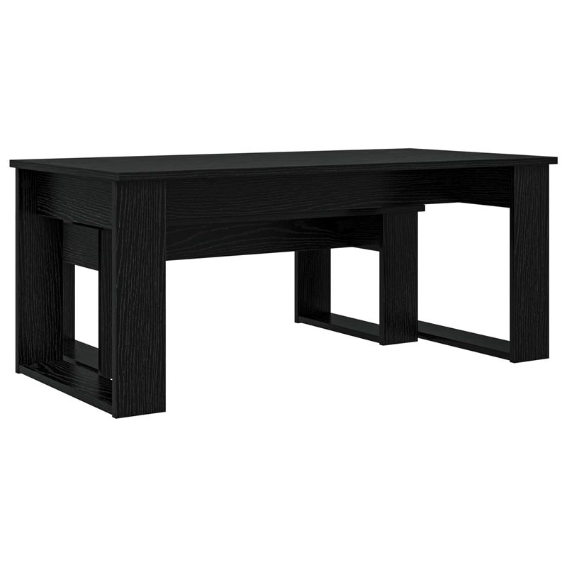 Casa si Gradina - Mobilier - Mese si birouri - Masute de cafea - Set de masute de cafea 2 pcs Stejar Negru Lemn compozit - Infinity.ro